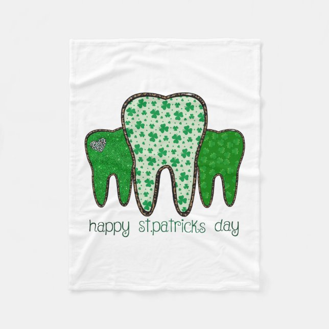 Couverture Polaire Bon Jour de la Saint Patrick (Devant)