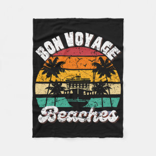 Couverture Polaire Bon Voyage Beaches Cruise Ship Graphic Pour Cruise