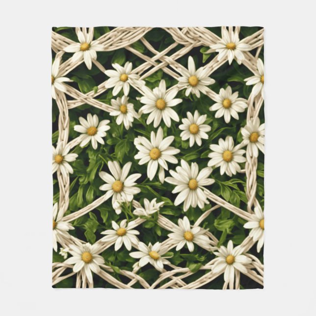 Couverture Polaire Bonheur de laine Daisy Dream (Devant)