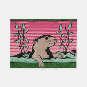 Couverture Polaire Bonjour, Ombre de Groundhog -