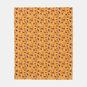 Couverture Polaire Bonjour sorcière - sans couture motif Halloween. P