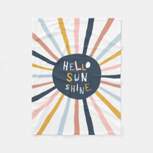 Couverture Polaire Bonjour Sunshine