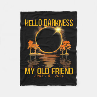 Couverture Polaire Bonjour Ténèbres Mon Vieux Ami Éclipse Solaire Avr