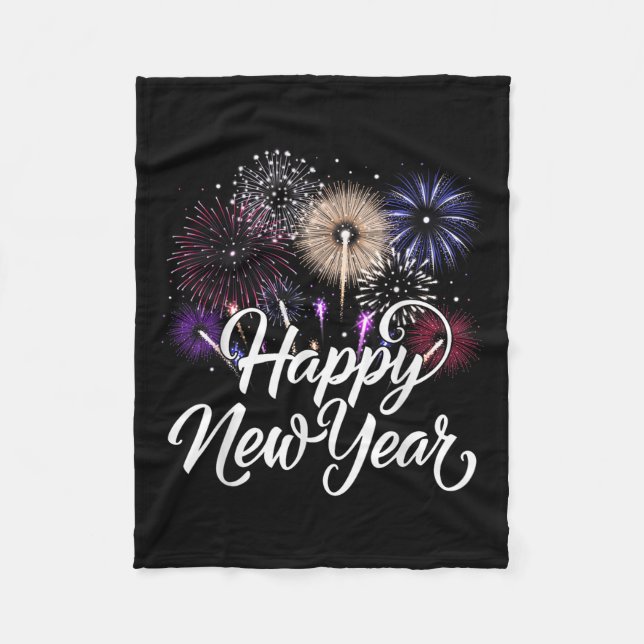 Couverture Polaire Bonne année 2026 Costume Party Friends Famille U (Devant)