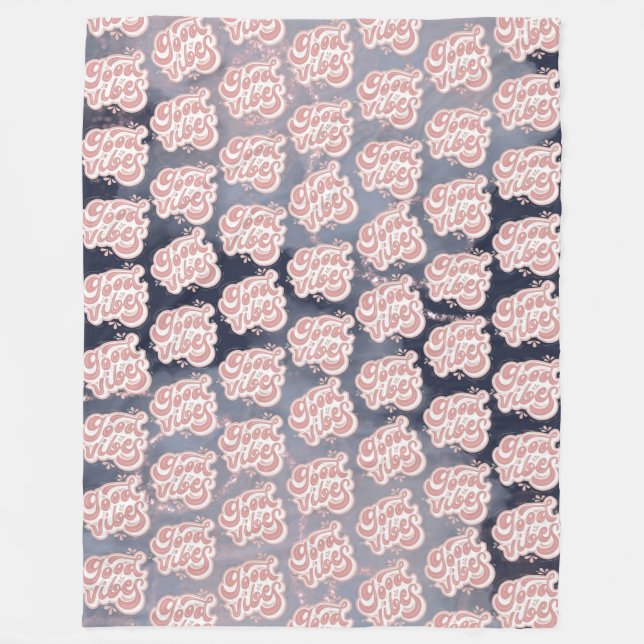 Couverture Polaire Bonne Vibration (Devant)