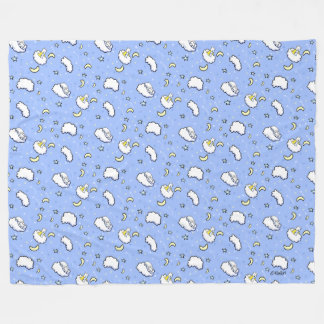 Couverture Polaire Bonsoir Westies KiniArt Fleece Blanket