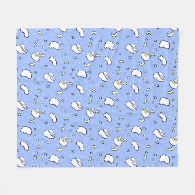 Couverture Polaire Bonsoir Westies KiniArt Fleece Blanket (Devant (Horizontal))