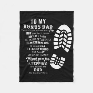 Couverture Polaire Bonus Dad Fathers Day Gift from Stepdad for Daught