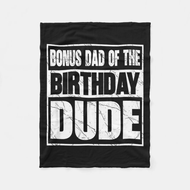 Couverture Polaire Bonus Dad Of The Birthday Dude Bonus Dad Of The Bi (Devant)
