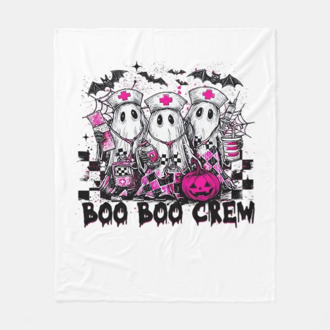 Couverture Polaire Boo Boo Crew Infirmière d'Halloween T-Shirt classi (Devant)