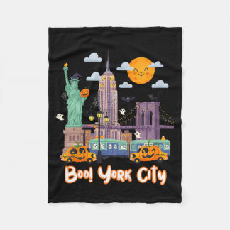Couverture Polaire Boo York City Halloween 2026 fantôme de New York