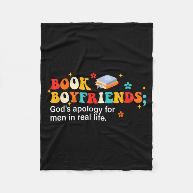 Couverture Polaire Book Boyfriends Definition Design  (Devant)