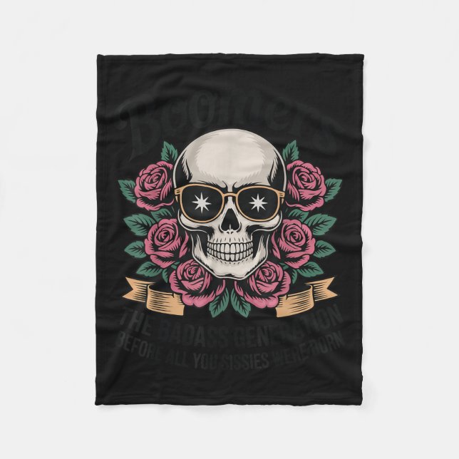 Couverture Polaire Boomers De Mauvaise Génération Avant La Naissance  (Devant)