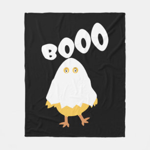 Couverture Polaire Booo Halloween Ghost Chicken funny
