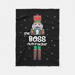 Couverture Polaire Boss Nutcracker Famille Correspondant Funny Pajama