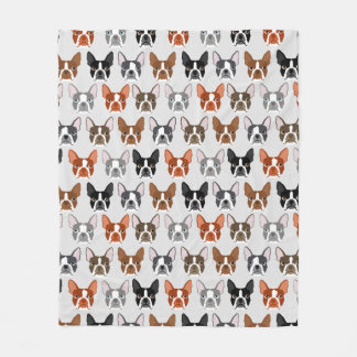 Couverture Polaire Boston Terrier Blanket
