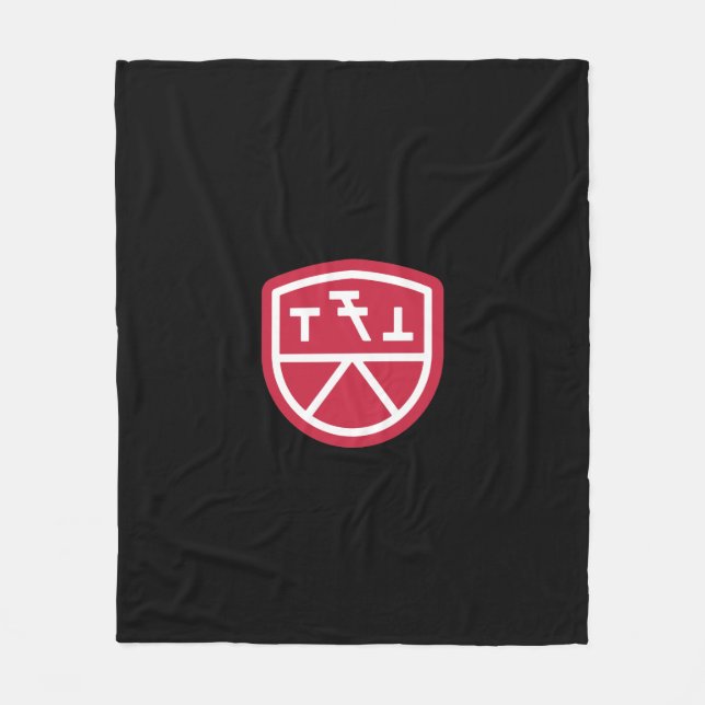 Couverture Polaire Bouclier Phi Sigma Kappa (Devant)