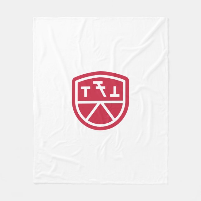 Couverture Polaire Bouclier Phi Sigma Kappa (Devant)