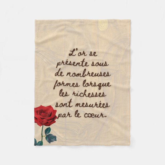 Couverture Polaire Bouddha aujourd'hui #7 Bouddha 🌹 confortable (Devant)