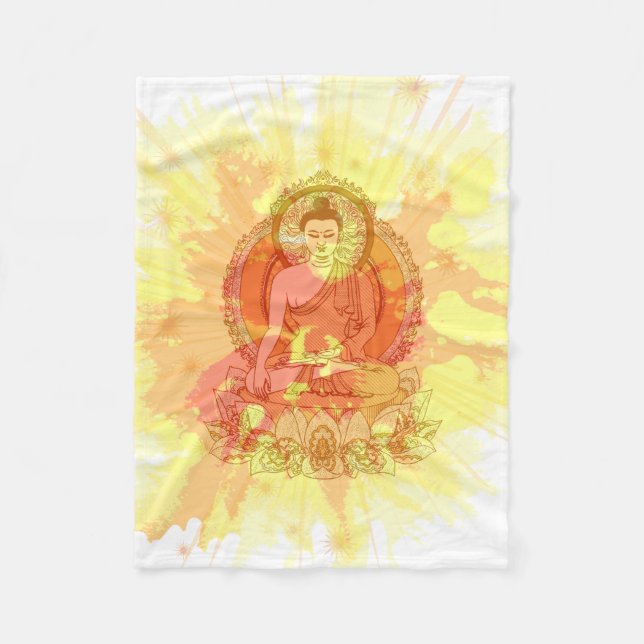 Couverture Polaire Bouddha Blanket (Devant)