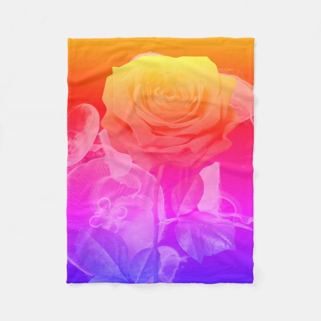 Couverture Polaire Bouddha de plongée profonde aujourd'hui #4 Océan c (Devant)