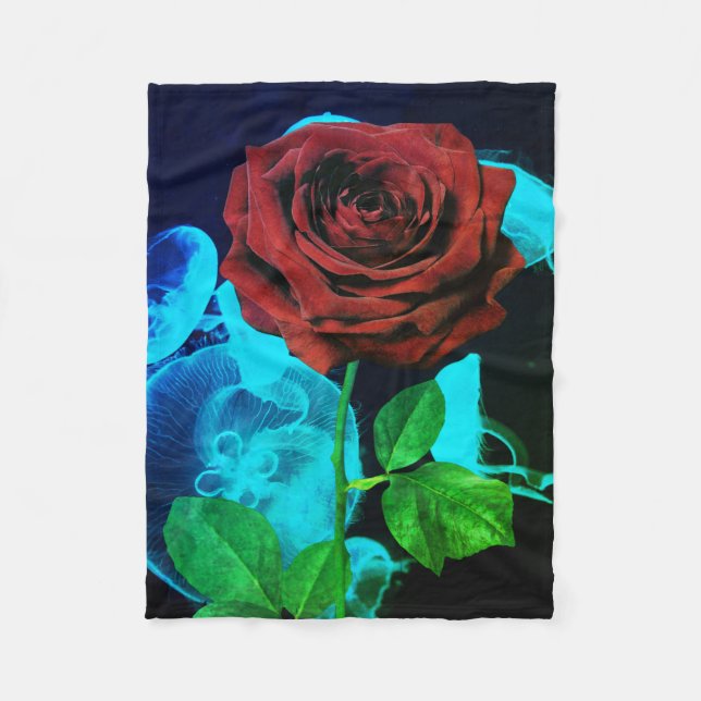 Couverture Polaire Bouddha de plongée profonde aujourd'hui #5 Océan c (Devant)