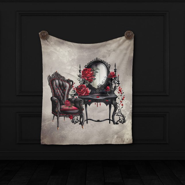 Couverture Polaire Boudoir | Vanity Mirror et Victorian Parlor (Créateur téléchargé)