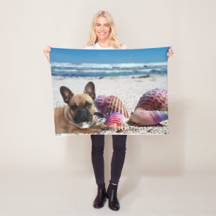 Couverture Polaire Bouledogue français été French Bulldog