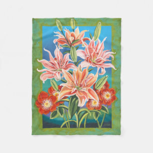 Couverture Polaire Bouquet en frontière II