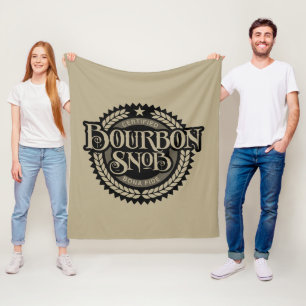 Couverture Polaire Bourbon Snob - drôle de buveur de whisky