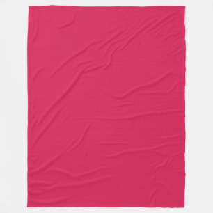 Couverture Polaire Bouton à lèvres (couleur solide) Crimson