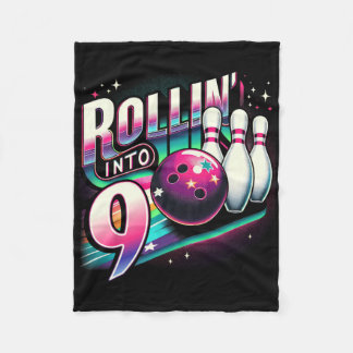 Couverture Polaire Bowling Anniversaire Qui Roule Dans La 9 Fête 9e A