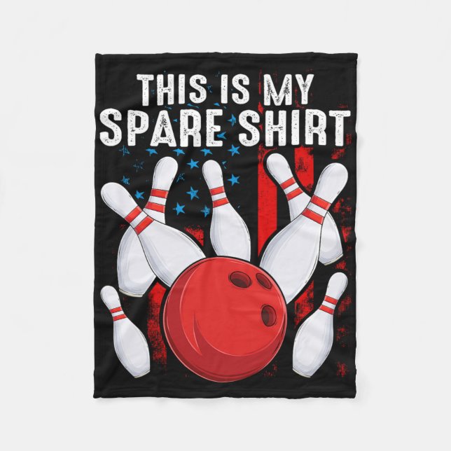 Couverture Polaire Bowling C'Est Mon Spare Bowler Enfants Garçons Tod (Devant)