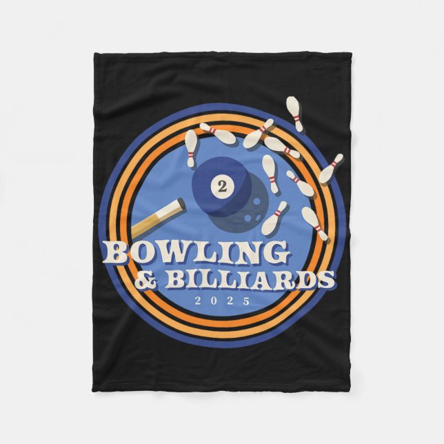 Couverture Polaire Bowling Et Billard - 2 Ll (Devant)