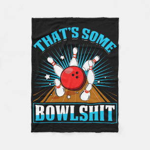 Couverture Polaire Bowling Shirt Drôle C'est un Bowl Bowling Alley