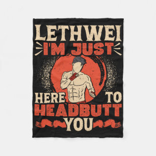 Couverture Polaire Boxe Birmane Headbutt Lethwei Art De Formation De 