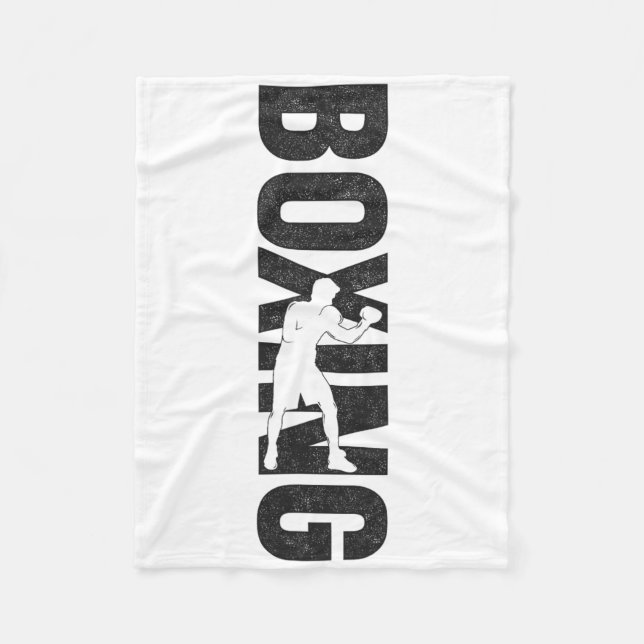 Couverture Polaire Boxe Boxe Vintage 6  (Devant)