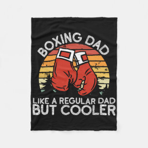 Couverture Polaire Boxe papa - Boxe Moves Boxing Coach Boxer