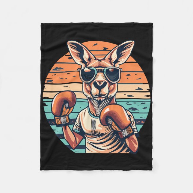 Couverture Polaire Boxe Roger Australian Kangaroo Boxer Kang (Devant)