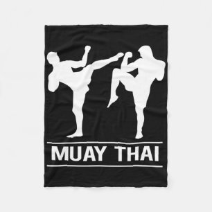 Couverture Polaire Boxe Thaï Boxe Kickboxing Mma Muay Thai