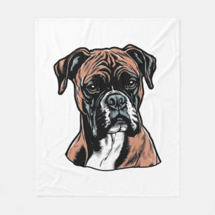 Couverture Polaire Boxer Buddy Humoristique Protective