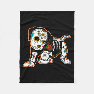 Couverture Polaire Boxer Dia De Los Muertos Jour Du Gouvernement