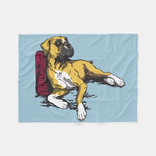 Couverture Polaire boxeur (Devant (Horizontal))