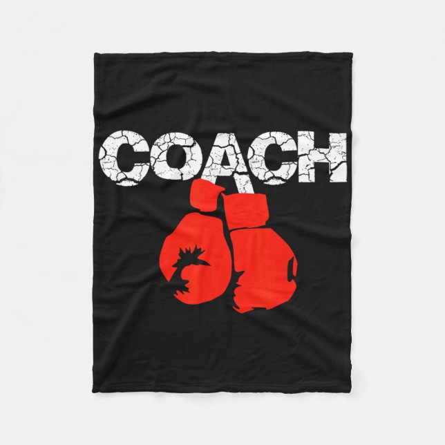 Couverture Polaire Boxing Coach Définition Boxing Trainer Boxing Coac (Devant)