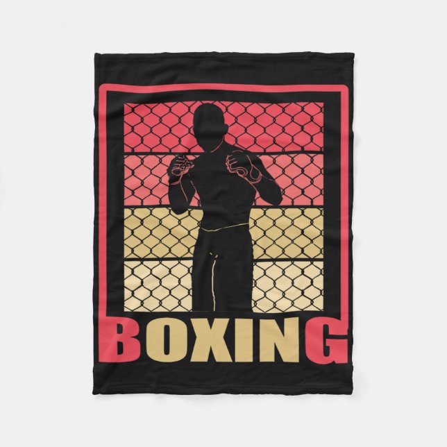 Couverture Polaire Boxing Forever - Ventilateur De Boxe - Boxer - Box (Devant)