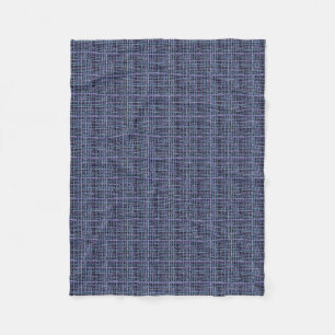 Couverture Polaire Bracelet graphique cordes tissées Bleu