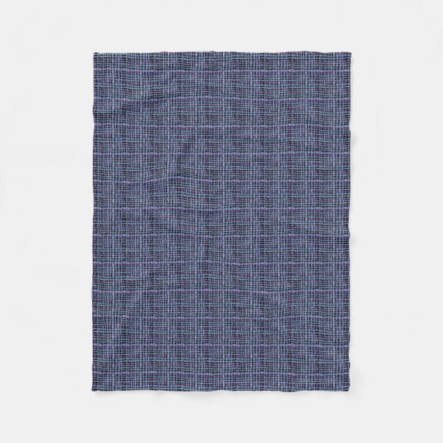 Couverture Polaire Bracelet graphique cordes tissées Bleu (Devant)
