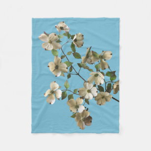 Couverture Polaire Branche de l'arbre du bois de chien en floraison