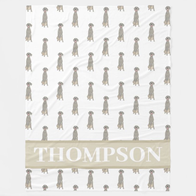 Couverture Polaire Braque de Weimar (Devant)