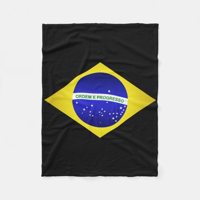 Couverture Polaire Brazil Shirt Brazilian Soccer Footll Brazilian Fla (Devant)